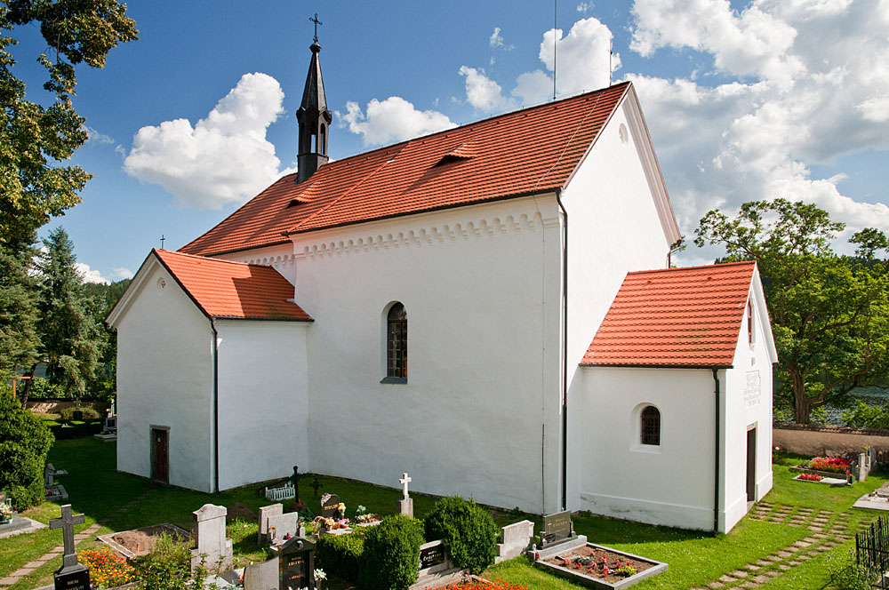 foto kostel sv. Fabiána a Šebestiána ve Staré Živohošti